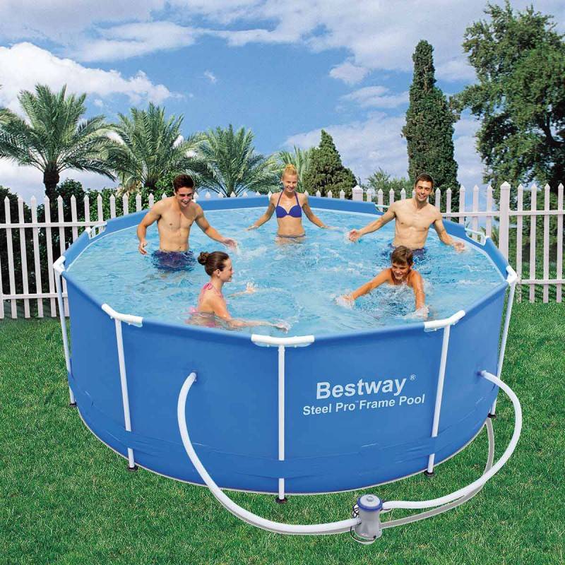 Piscina Smontabile Rotonda X Cm Steel Pro Bestway