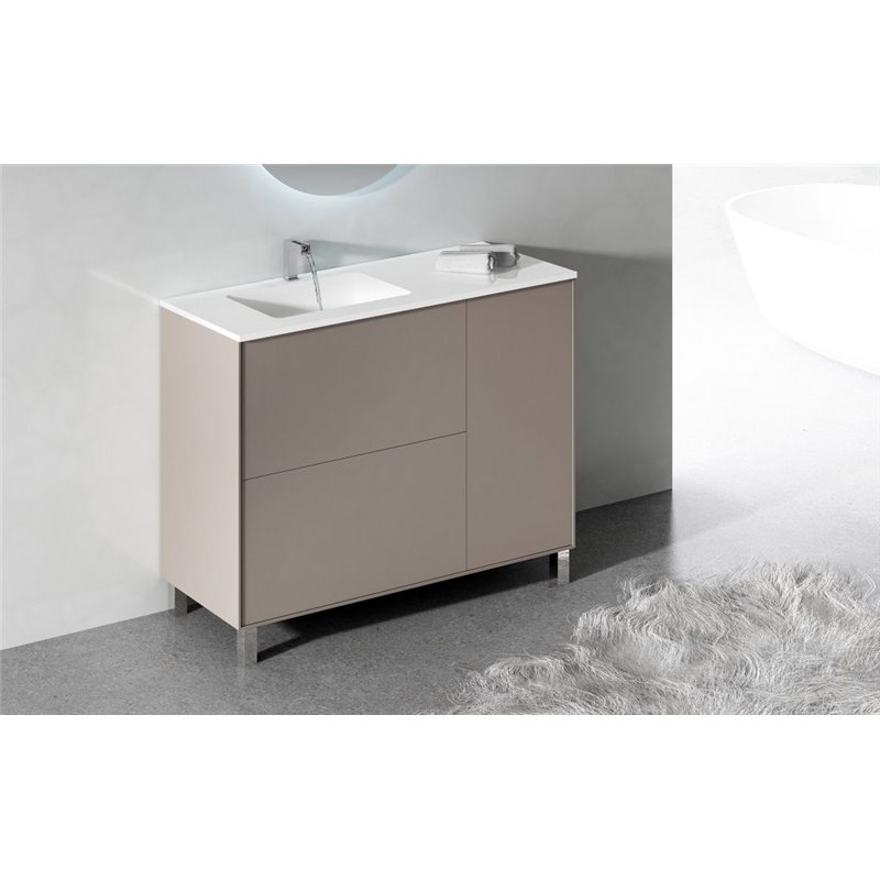 Mobile Bagno Con Lavabo Semincasso.Mobile Per Bagno Con Lavabo E Specchio Loira Doccia Group