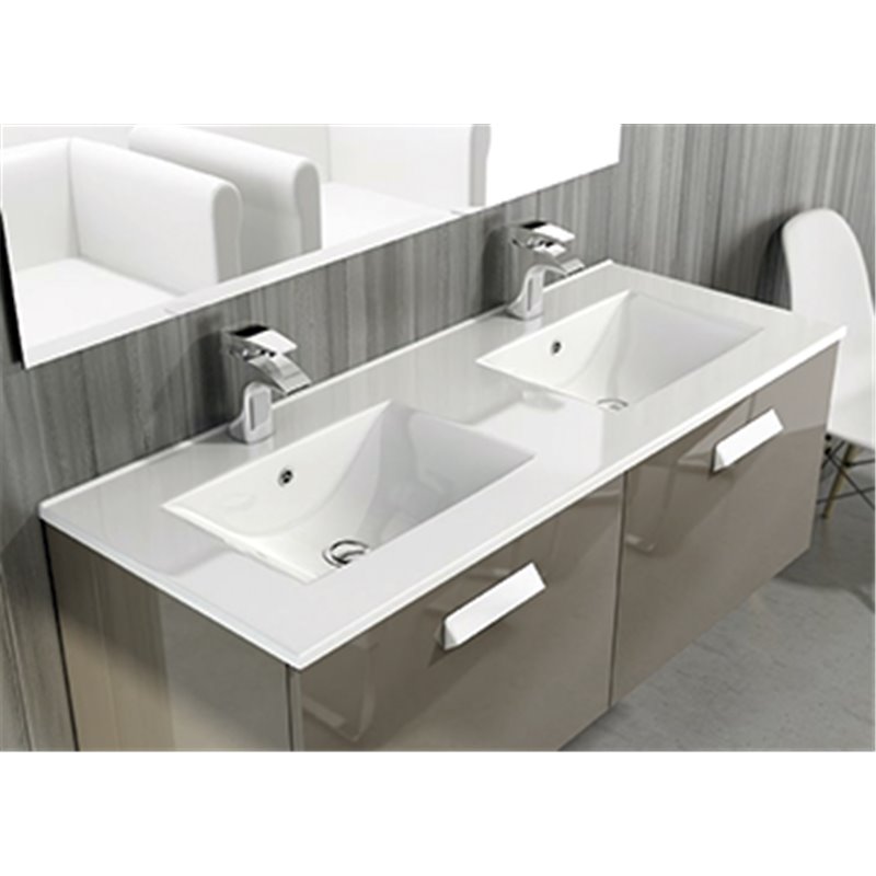 Lavandino Bagno Due Vasche.Lavabo A 2 Vasche Da Incasso Sottopiano Thin Tegler 13010217