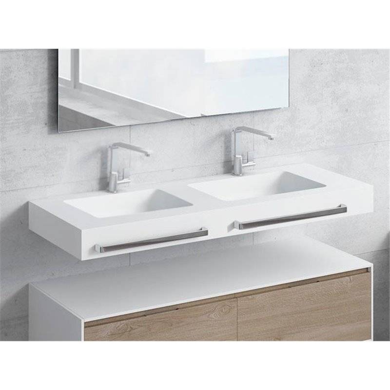 Lavandino Bagno Due Vasche.Lavabo Sospeso 2 Vasche Saona Natugama Acquisti Online